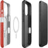 Denmark Flag Distressed iPhone 16 Plus Magsafe Impact Case